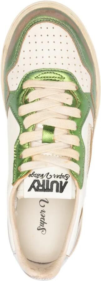 Autry Medalist low-top super vintage sneakers van leer Wit - Foto 4