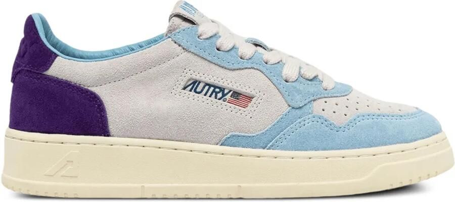 Autry Medalist Low WMNS "Patridge Muave" suède sneakers Blauw