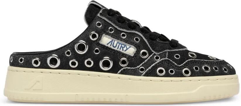 Autry Medalist Mule sneakers met ringlets Zwart