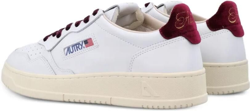 Autry Medalist sneakers met fluwelen afwerking Wit - Foto 3