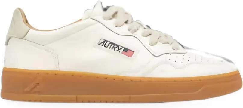 Autry Medalist sneakers met geperforeerde details Beige