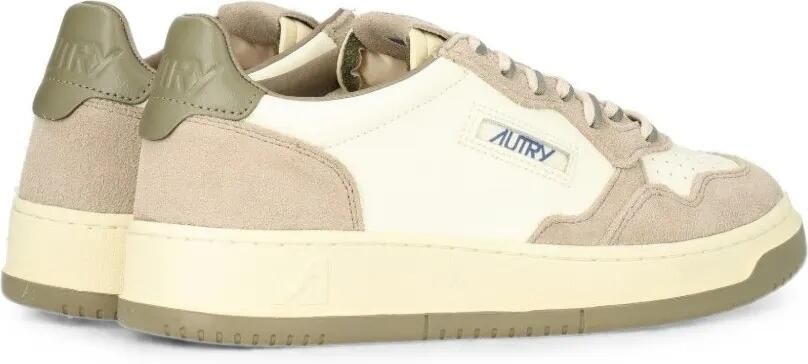 Autry Medalist sneakers met geperforeerde details en vlakken Beige - Foto 5