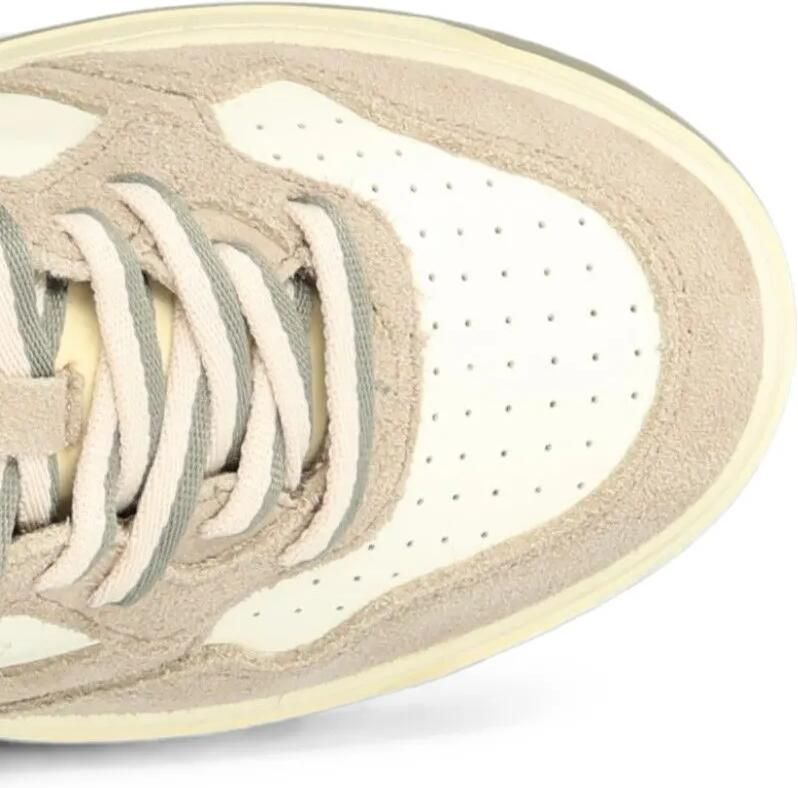Autry Medalist sneakers met geperforeerde details en vlakken Beige - Foto 3