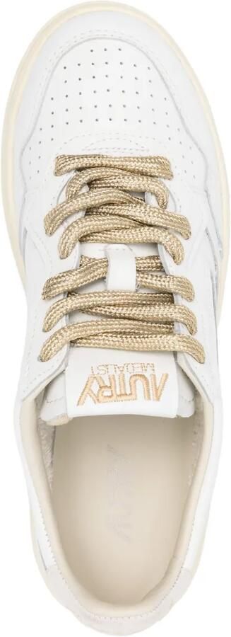 Autry Medalist sneakers met geperforeerde details en vlakken Wit - Foto 5