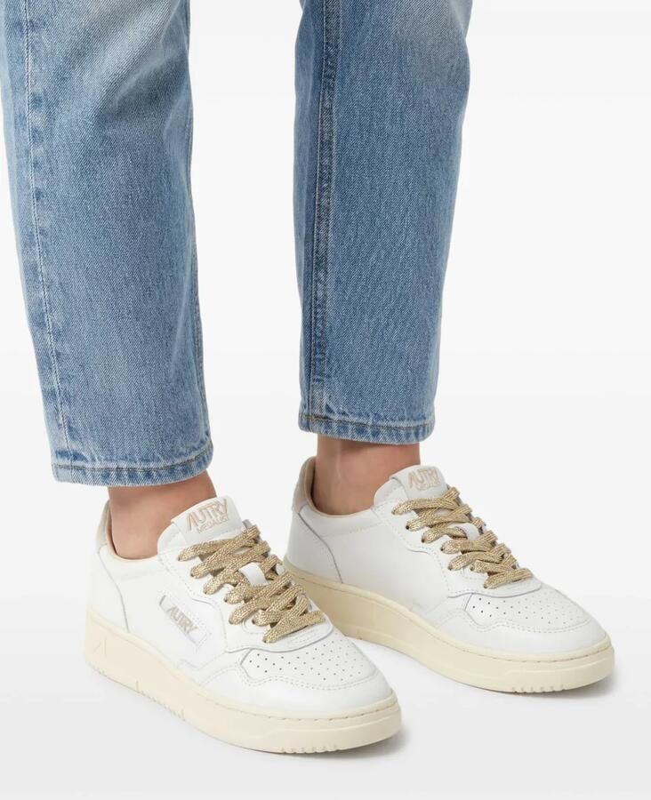 Autry Medalist sneakers met geperforeerde details en vlakken Wit - Foto 2