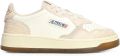 Autry Medalist sneakers met krokodillen-reliëf Beige - Beige