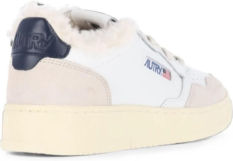 Autry Medalist sneakers met lammy voering Wit - Foto 2