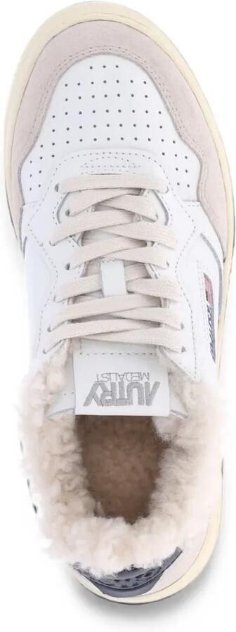 Autry Medalist sneakers met lammy voering Wit - Foto 5
