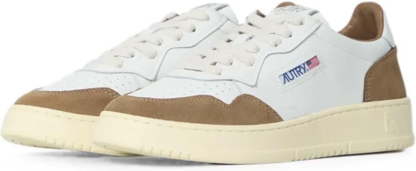 Autry Medalist sneakers met suède vlak Wit - Foto 5