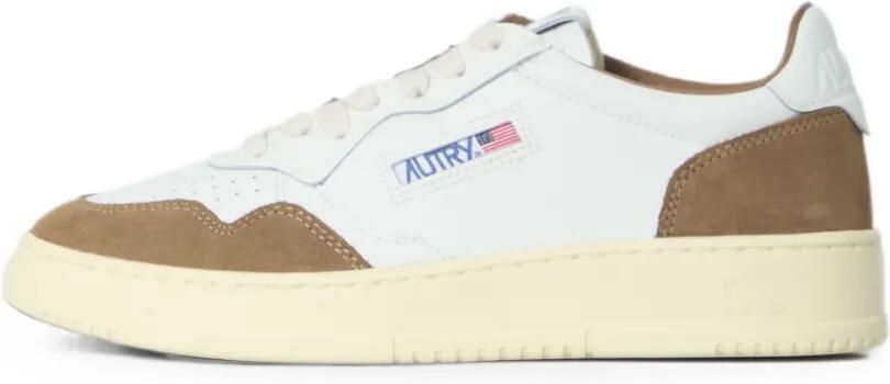 Autry Medalist sneakers met suède vlak Wit - Foto 3