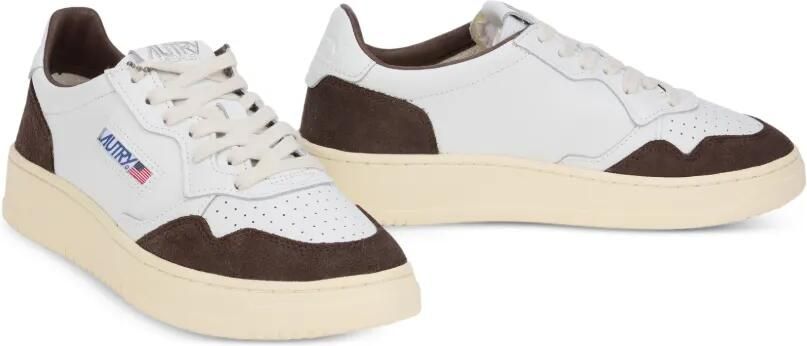 Autry Medalist sneakers met suède vlak Wit - Foto 3