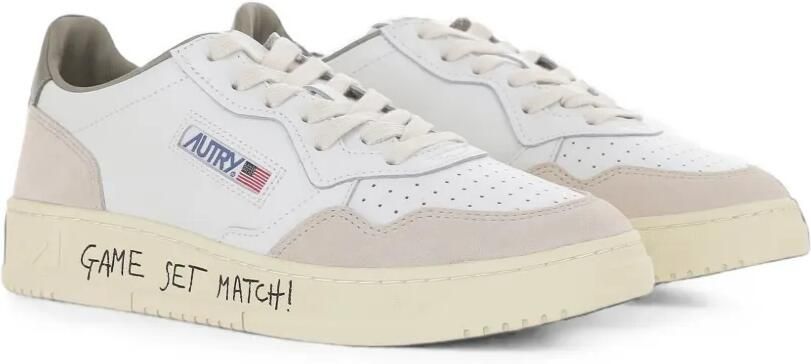 Autry Medalist sneakers met suède vlak Wit - Foto 5
