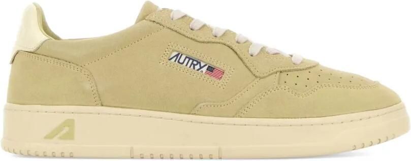 Autry Medalist suède sneakers Beige