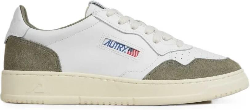 Autry Medalist suède sneakers Wit