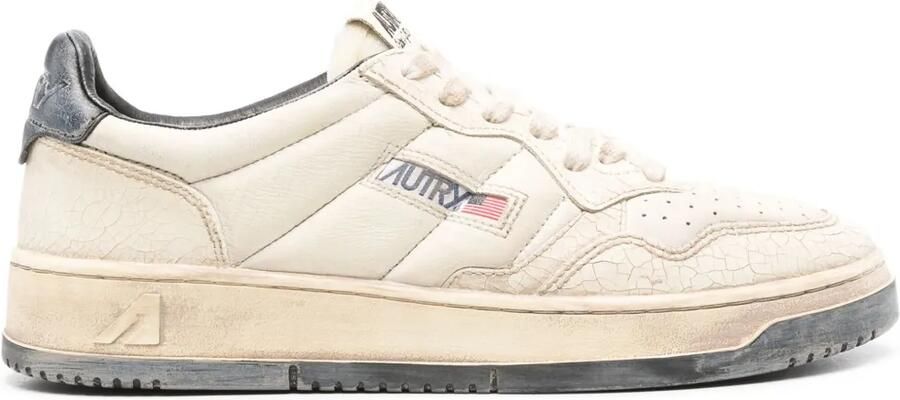 Autry Medalist Super Vintage leren sneakers Beige