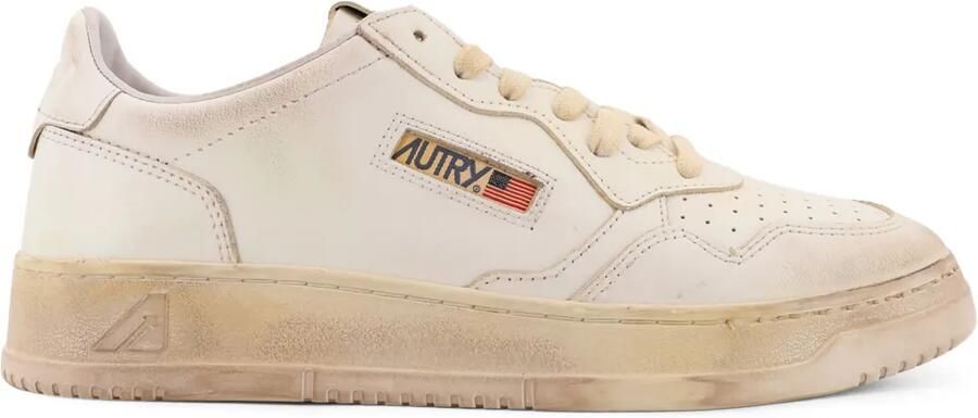 Autry Medalist Super Vintage leren sneakers Beige