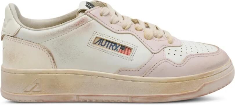 Autry Medalist Super Vintage leren sneakers Beige