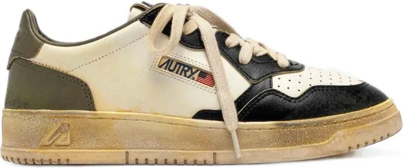 Autry Medalist Super Vintage leren sneakers Beige