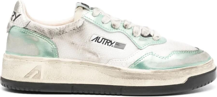 Autry Medalist Super Vintage leren sneakers Beige