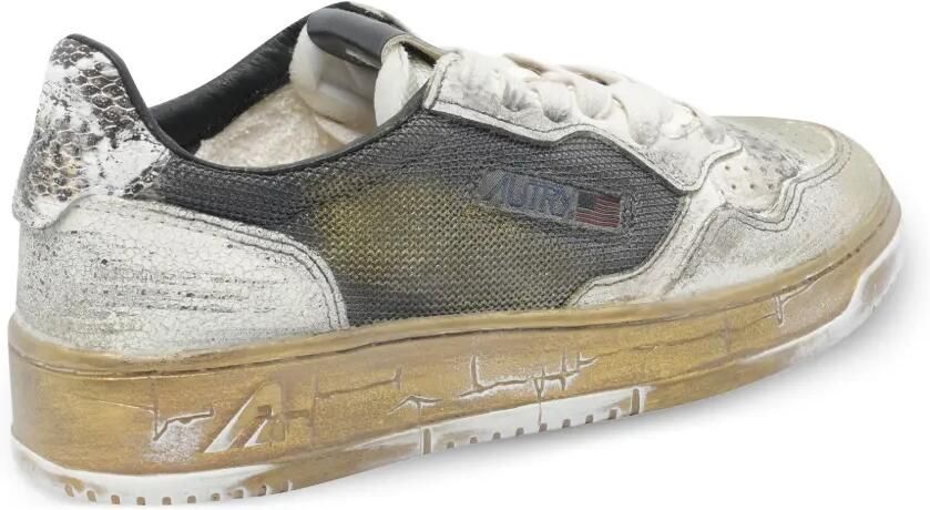 Autry Medalist Super Vintage leren sneakers Grijs - Foto 4
