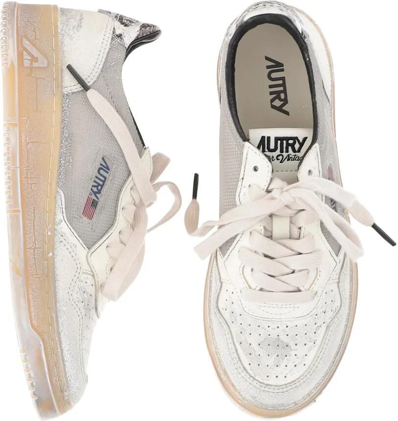 Autry Medalist Super Vintage leren sneakers Grijs