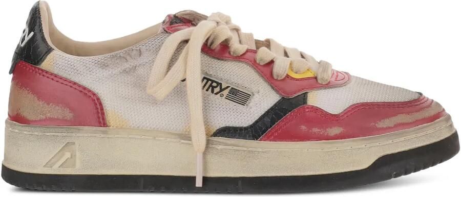 Autry Medalist Super Vintage leren sneakers Wit