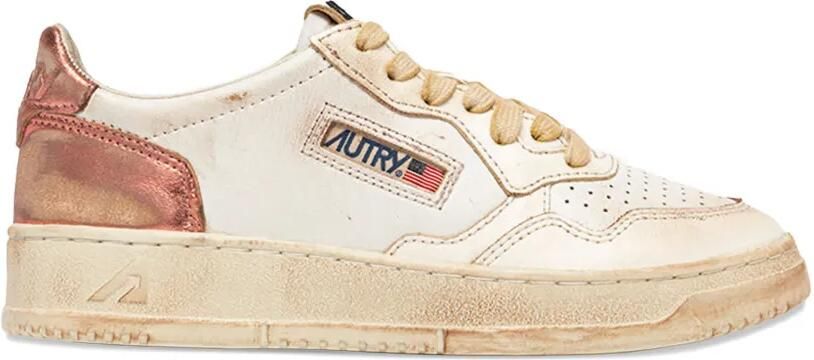 Autry Medalist Super Vintage leren sneakers Wit