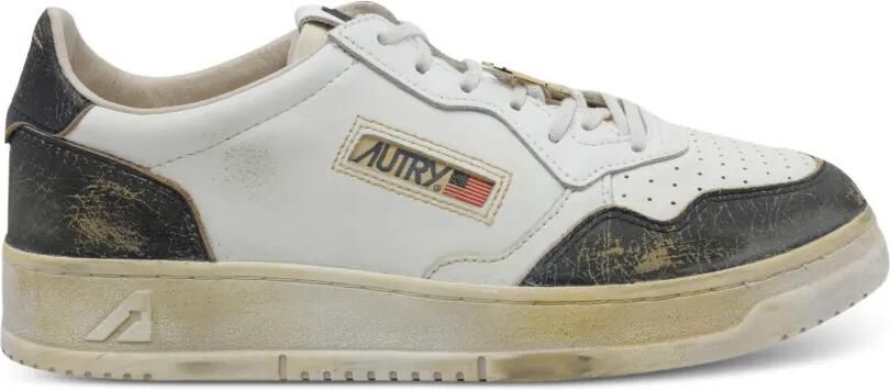 Autry Medalist Super Vintage leren sneakers Wit