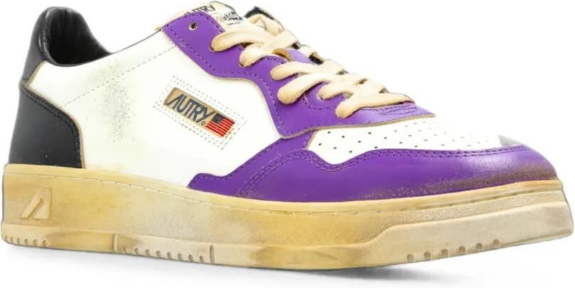 Autry Medalist Super Vintage leren sneakers Wit