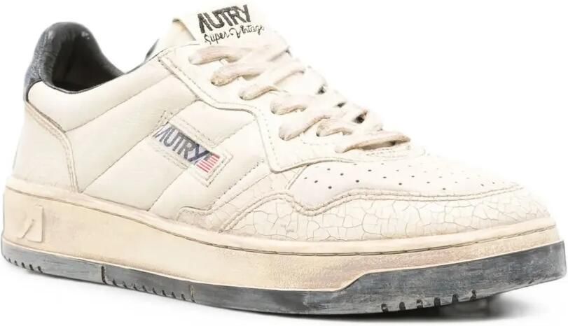 Autry Medalist Super Vintage low-top sneakers met logo-patch Wit - Foto 2