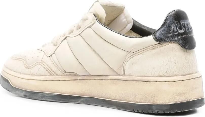 Autry Medalist Super Vintage low-top sneakers met logo-patch Wit - Foto 3