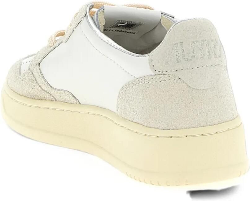 Autry Medalist Low perforated panelled sneakers Wit - Foto 3