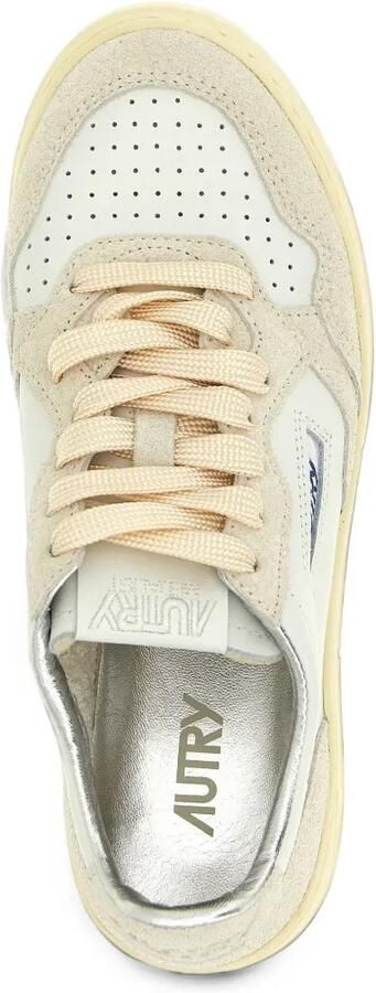 Autry Medalist Low perforated panelled sneakers Wit - Foto 4