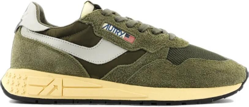 Autry Reelwind low-top sneakers met logopatch Groen