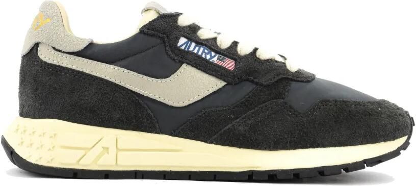 Autry Reelwind low-top sneakers met logo-patch Zwart