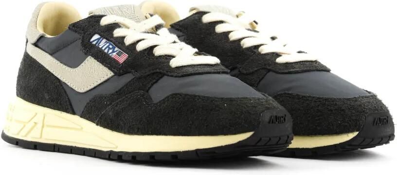 Autry Reelwind low-top sneakers met logo-patch Zwart - Foto 5