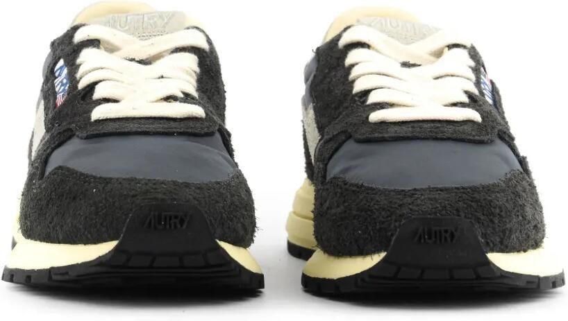 Autry Reelwind low-top sneakers met logo-patch Zwart - Foto 3