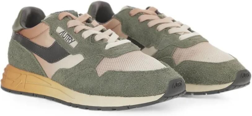 Autry Reelwind low-top sneakers met suède vlakken Groen - Foto 5