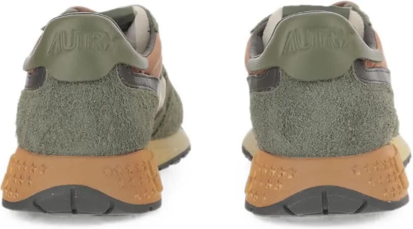 Autry Reelwind low-top sneakers met suède vlakken Groen - Foto 4