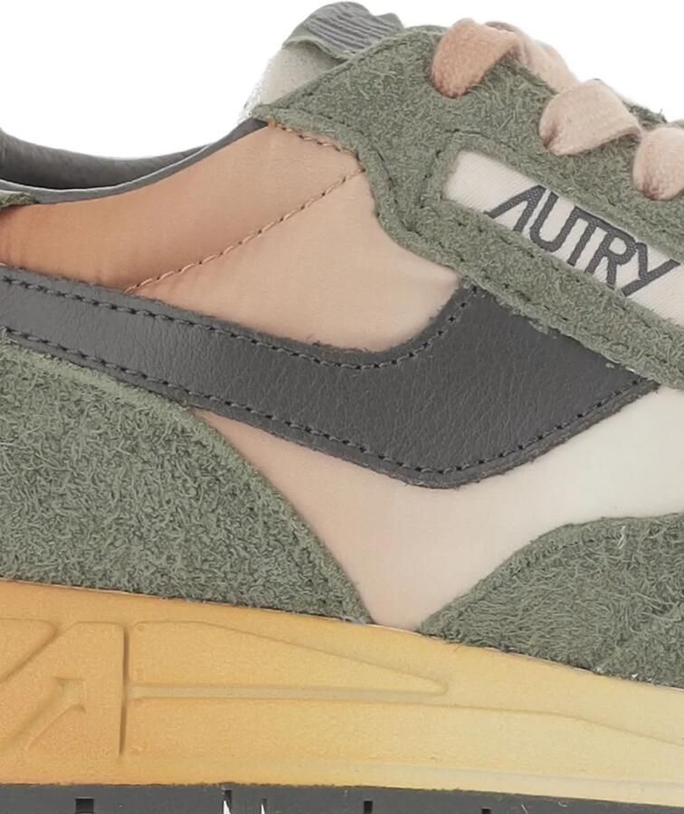 Autry Reelwind low-top sneakers met suède vlakken Groen - Foto 3