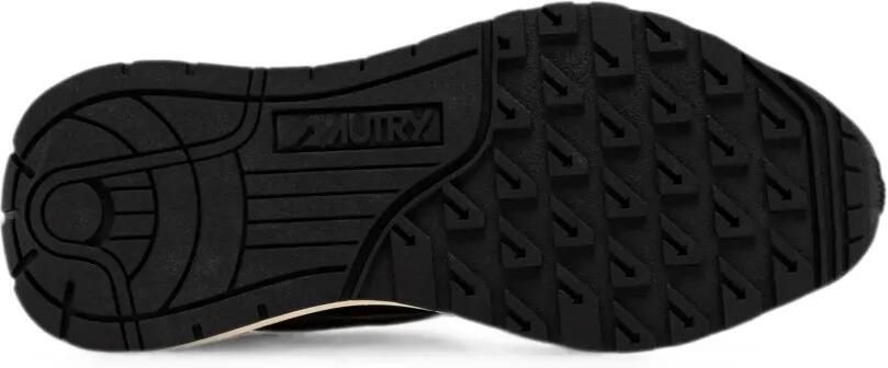 Autry Reelwind low-top sneakers van nylon en luipaardhaar Zwart - Foto 4