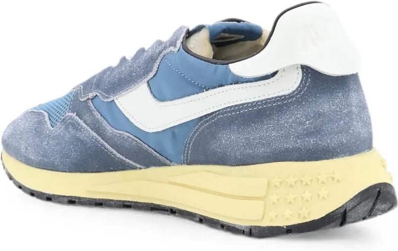 Autry Reelwind low-top sneakers van nylon en suède Blauw - Foto 3