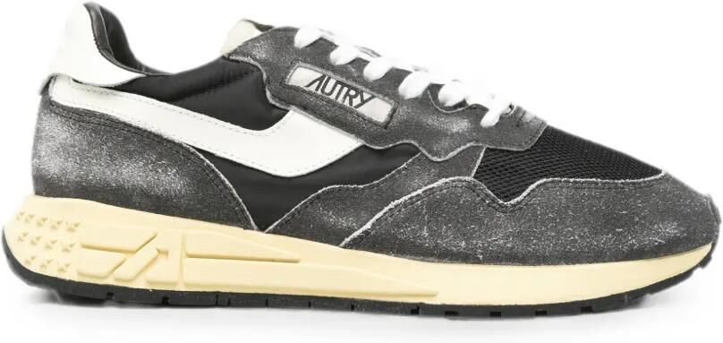 Autry Reelwind low-top sneakers van nylon en suède Grijs