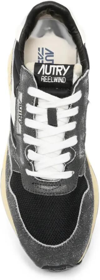 Autry Reelwind low-top sneakers van nylon en suède Grijs - Foto 4