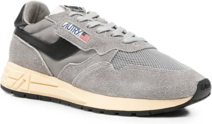 Autry Reelwind low-top sneakers van nylon en suède Grijs
