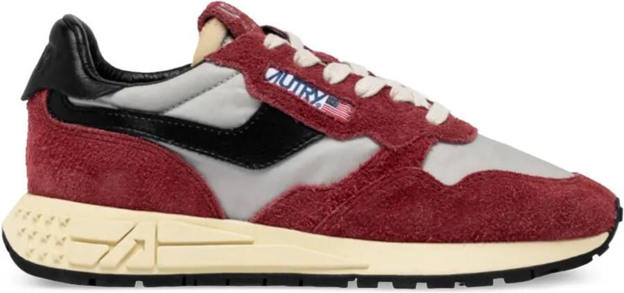 Autry Reelwind Low WMNs "Red Black" sneakers Rood