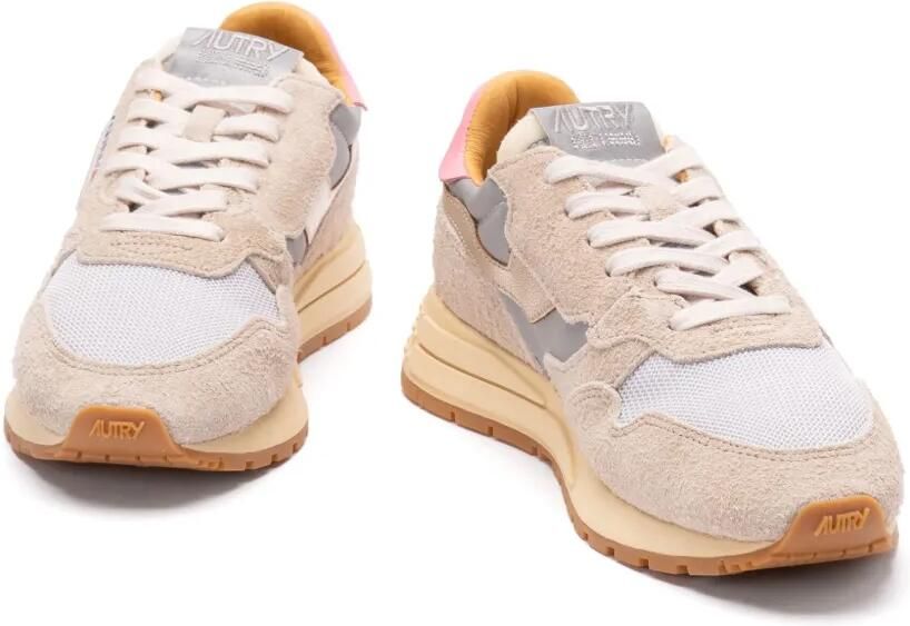 Autry Reelwind reflecterende low-top sneakers Beige - Foto 3