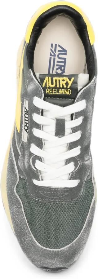 Autry Reelwind suède sneakers met vlakken Grijs - Foto 4