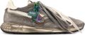 Autry Reelwind Super Vintage sneakers in white and black suede and nylon Grijs - Grijs