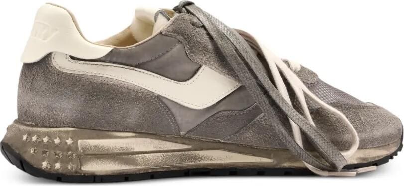 Autry Reelwind Super Vintage sneakers in white and black suede and nylon Grijs - Foto 4